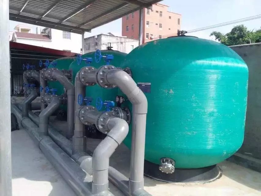 Ncole filters and pumps used in project from Local market