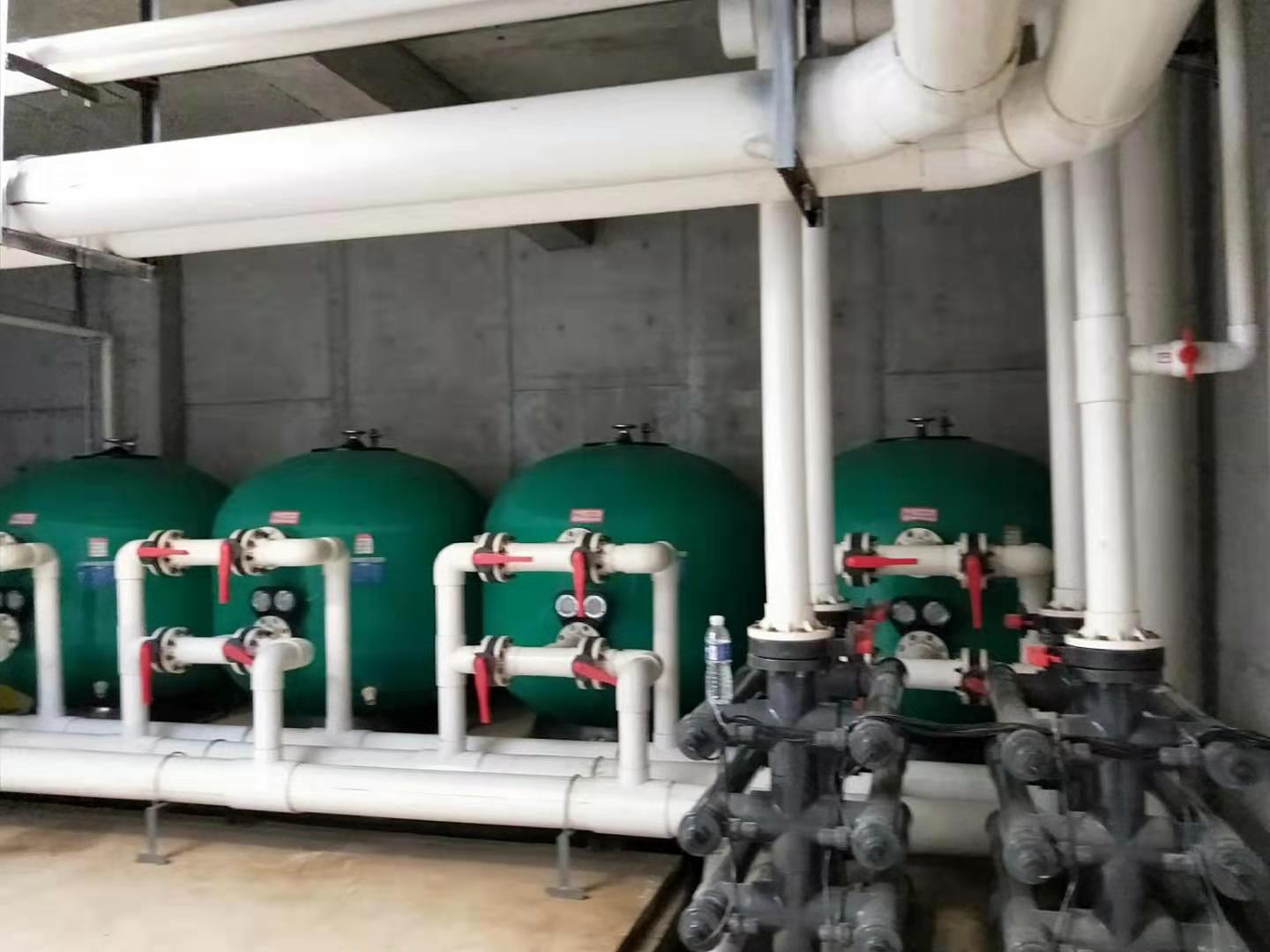 Ncole filters and pumps used in project from Local market